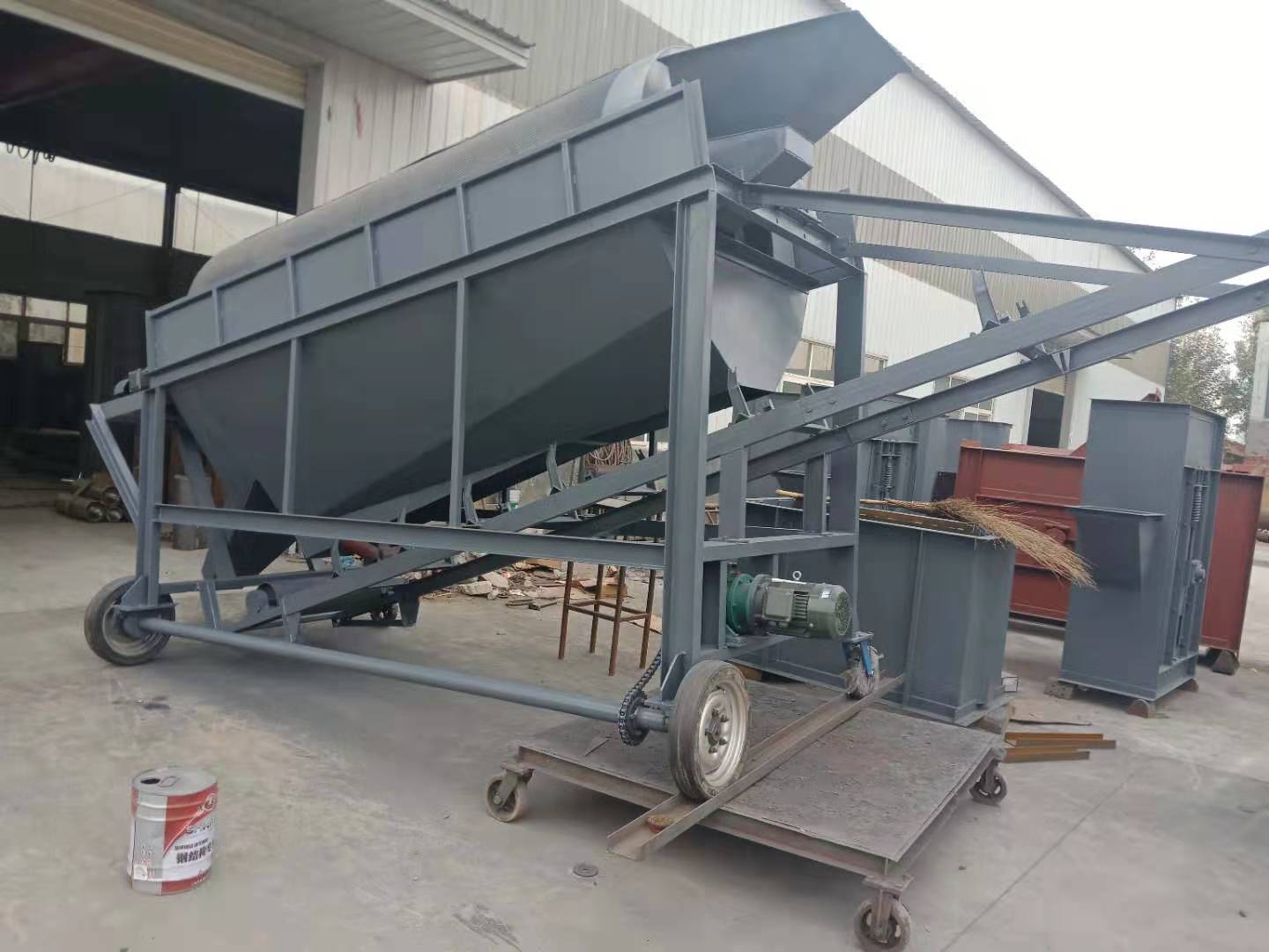 不銹鋼<a href='http://www.xiasy.com' title='滾筒篩' target='_blank'>滾筒篩</a>在槐米加工工藝中的應用